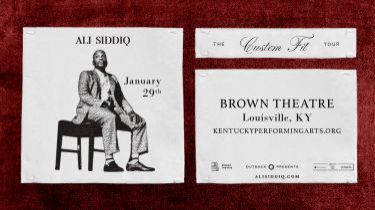 More Info for Ali Siddiq: The Custom Fit Tour
