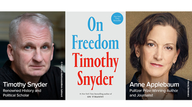More Info for Political Historians Timothy Snyder & Anne Applebaum