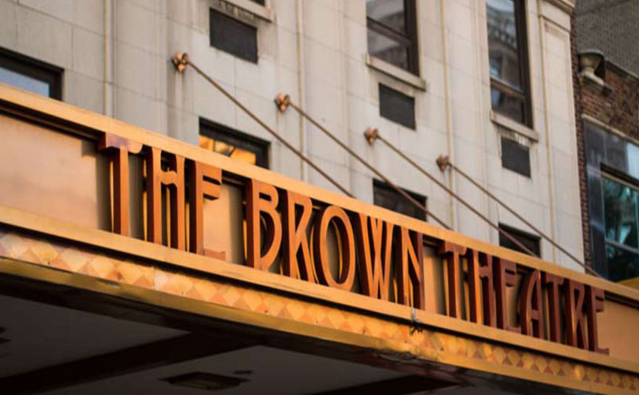 Brown Theatre marquee